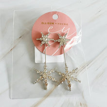 Load image into Gallery viewer, Double Starburst Statement Earrings
