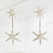 Load image into Gallery viewer, Double Starburst Statement Earrings
