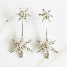 Load image into Gallery viewer, Double Starburst Statement Earrings
