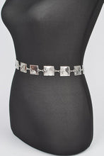 Load image into Gallery viewer, Plus Size Square Plate Iconic Chain Belt
