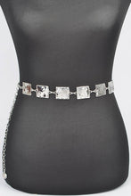Load image into Gallery viewer, Square Plate Iconic Chain Belt
