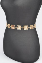 Load image into Gallery viewer, Plus Size Square Plate Iconic Chain Belt
