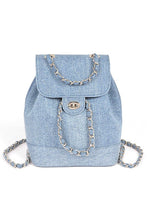 Load image into Gallery viewer, Denim Fashion Backpack
