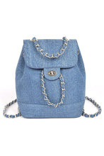 Load image into Gallery viewer, Denim Fashion Backpack
