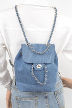 Load image into Gallery viewer, Denim Fashion Backpack
