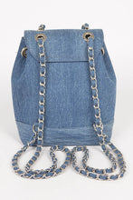 Load image into Gallery viewer, Denim Fashion Backpack
