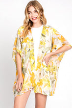 Load image into Gallery viewer, Floral Light Weight Kimono Cover UP
