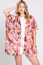 Load image into Gallery viewer, Floral Light Weight Kimono Cover UP
