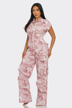 Load image into Gallery viewer, Pink Whisper Tie-Dye Jumpsuit
