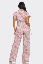 Load image into Gallery viewer, Pink Whisper Tie-Dye Jumpsuit
