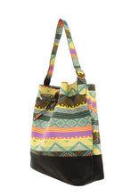 Load image into Gallery viewer, Aztec Pattern Tote Bag
