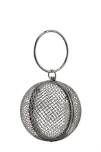 Load image into Gallery viewer, Metal Cage Ball Shape Clutch
