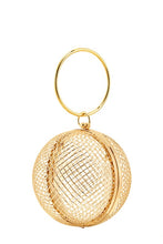 Load image into Gallery viewer, Metal Cage Ball Shape Clutch
