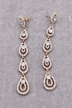 Load image into Gallery viewer, Rhinestone Teardrop earring
