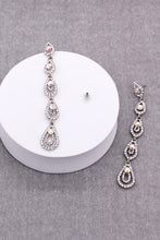 Load image into Gallery viewer, Rhinestone Teardrop earring
