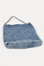 Load image into Gallery viewer, Denim Quilted Large Shoulder Bag
