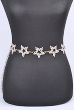 Load image into Gallery viewer, Rhinestone Star Iconic Chain Belt
