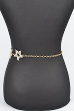 Load image into Gallery viewer, Rhinestone Star Iconic Chain Belt
