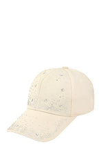 Load image into Gallery viewer, Rhinestone and Star Baseball Cap
