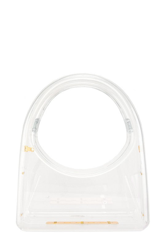 Square Shape Transparent Crossbody Bag