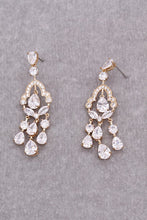 Load image into Gallery viewer, Bell Shape Cubic Zirconia Drop Earrings
