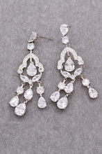 Load image into Gallery viewer, Bell Shape Cubic Zirconia Drop Earrings
