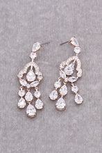 Load image into Gallery viewer, Bell Shape Cubic Zirconia Drop Earrings
