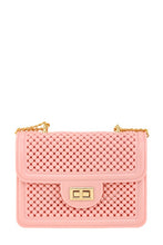 Load image into Gallery viewer, Metal Square Buckle Crossbody Chain Jelly Bag
