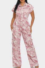 Load image into Gallery viewer, Pink Whisper Tie-Dye Jumpsuit
