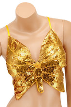 Load image into Gallery viewer, Sequin Butterfly Bralette
