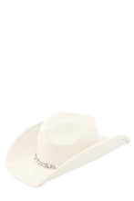 Load image into Gallery viewer, Rhinestone Accent Fedora Hat
