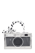 Load image into Gallery viewer, Ribbon and Camera Shape Visible Clutch Bag
