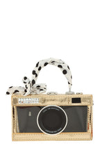 Load image into Gallery viewer, Ribbon and Camera Shape Visible Clutch Bag
