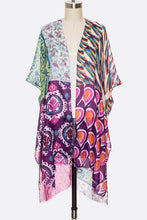 Load image into Gallery viewer, Mix Print Tribal Kimono Cardigan
