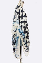 Load image into Gallery viewer, Checker Floral Fashion Kimono
