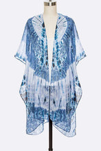 Load image into Gallery viewer, Checker Floral Fashion Kimono
