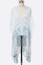 Load image into Gallery viewer, Tie Dyed Printed Feather Weight Long Kimono
