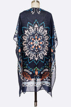 Load image into Gallery viewer, Mandala Print Light Weight Kimono Cardigan
