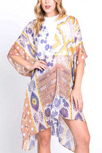 Load image into Gallery viewer, Mix Print Fashion Kimono Cardigan
