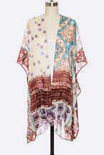 Load image into Gallery viewer, Mix Print Fashion Kimono Cardigan
