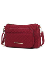 Load image into Gallery viewer, MKF Collection Rosalie Solid Quilted Shoulder Bag
