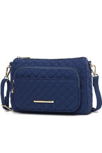 Load image into Gallery viewer, MKF Collection Rosalie Solid Quilted Shoulder Bag
