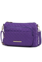 Load image into Gallery viewer, MKF Collection Rosalie Solid Quilted Shoulder Bag
