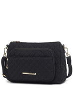 Load image into Gallery viewer, MKF Collection Rosalie Solid Quilted Shoulder Bag
