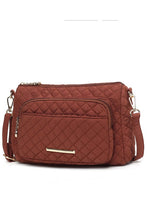 Load image into Gallery viewer, MKF Collection Rosalie Solid Quilted Shoulder Bag
