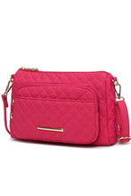 Load image into Gallery viewer, MKF Collection Rosalie Solid Quilted Shoulder Bag
