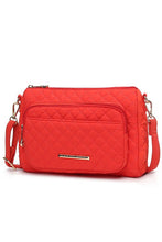 Load image into Gallery viewer, MKF Collection Rosalie Solid Quilted Shoulder Bag
