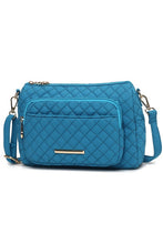 Load image into Gallery viewer, MKF Collection Rosalie Solid Quilted Shoulder Bag
