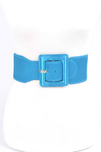 Load image into Gallery viewer, Satin Metallic Elastic Fashion Wide Belt
