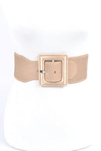 Load image into Gallery viewer, Satin Metallic Elastic Fashion Wide Belt
